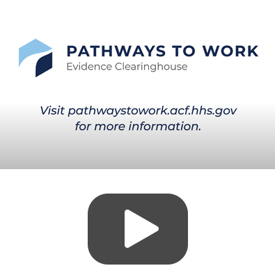 Pathways to Work Evidence Clearinghouse