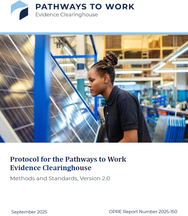 Download Protocol for the Pathways to Work Evidence Clearinghouse: Methods and Standards