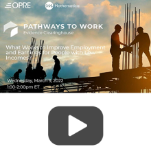 What Works to Improve Employment and Earnings for People with Low Incomes?