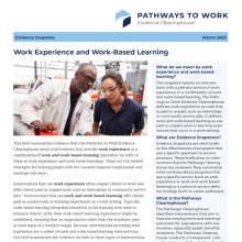 Download Work Experience and Work-Based Learning